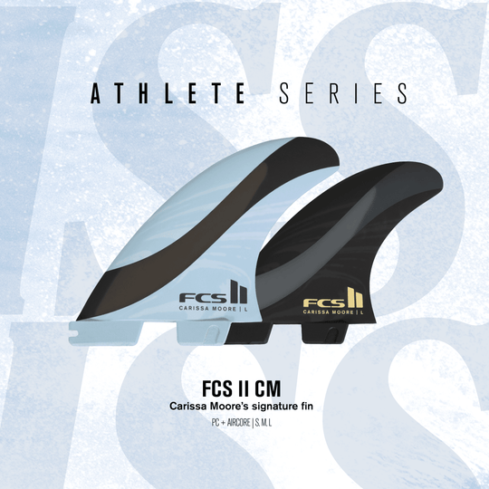 FCS II Carissa Moore Signature Tri Fin Set - One Revolver Surfboards