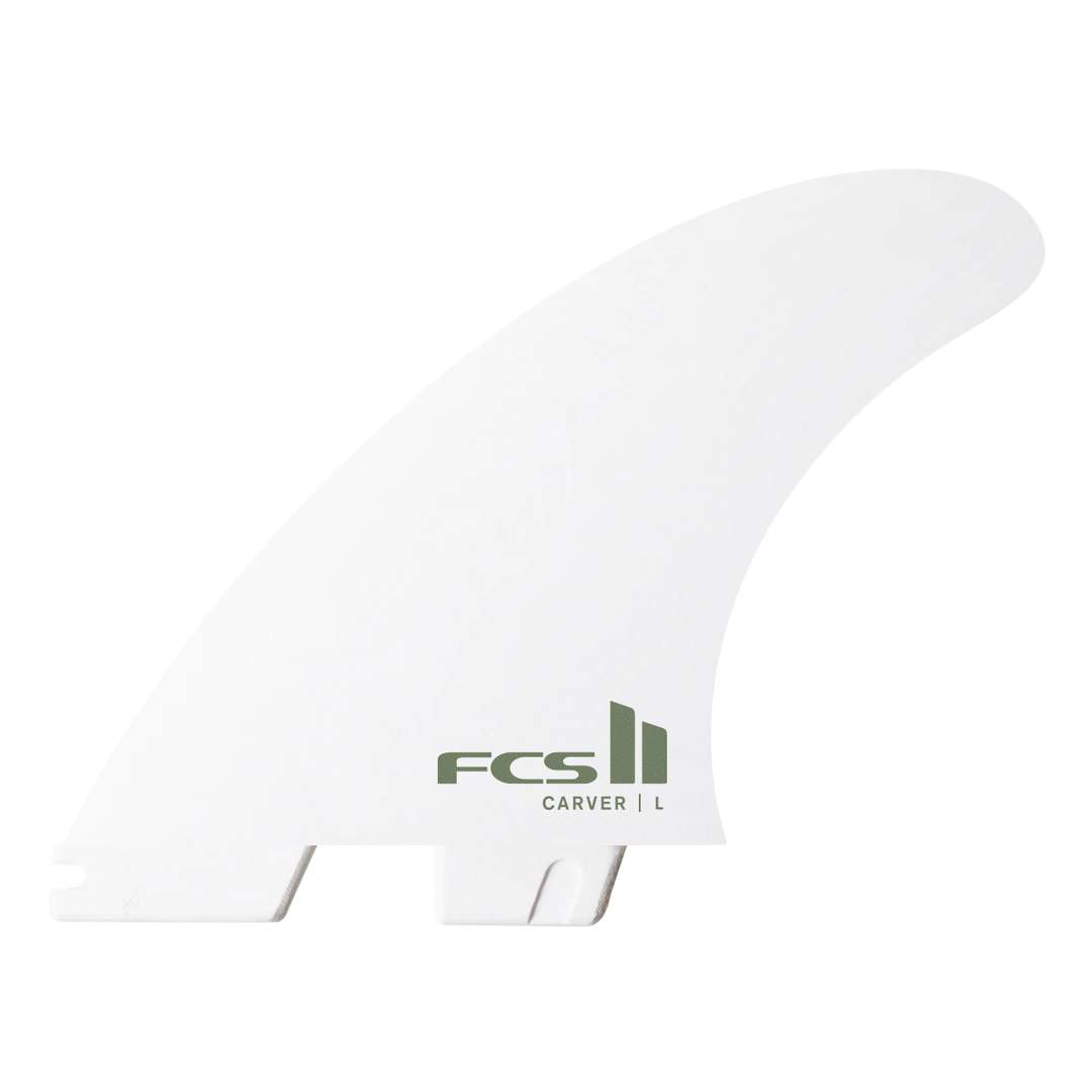FCS II Carver White Edition Tri Fin Set