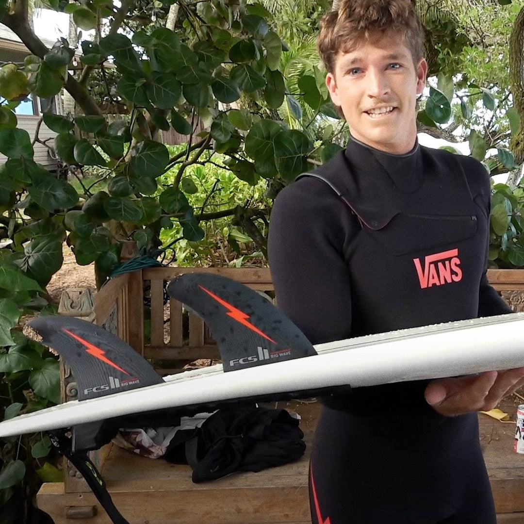 FCS II Nathan Florence Big Wave Tri Fins - One Revolver Surfboards
