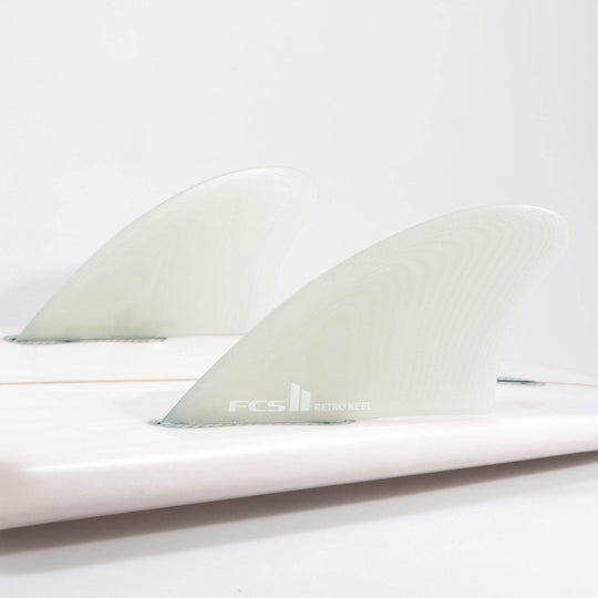 FCS II Retro Keel Twin Fins - One Revolver Surfboards