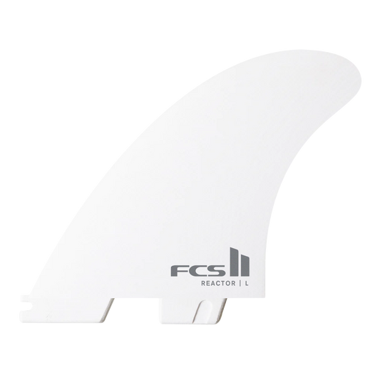 FCS II Reactor White Edition Tri Fin Set