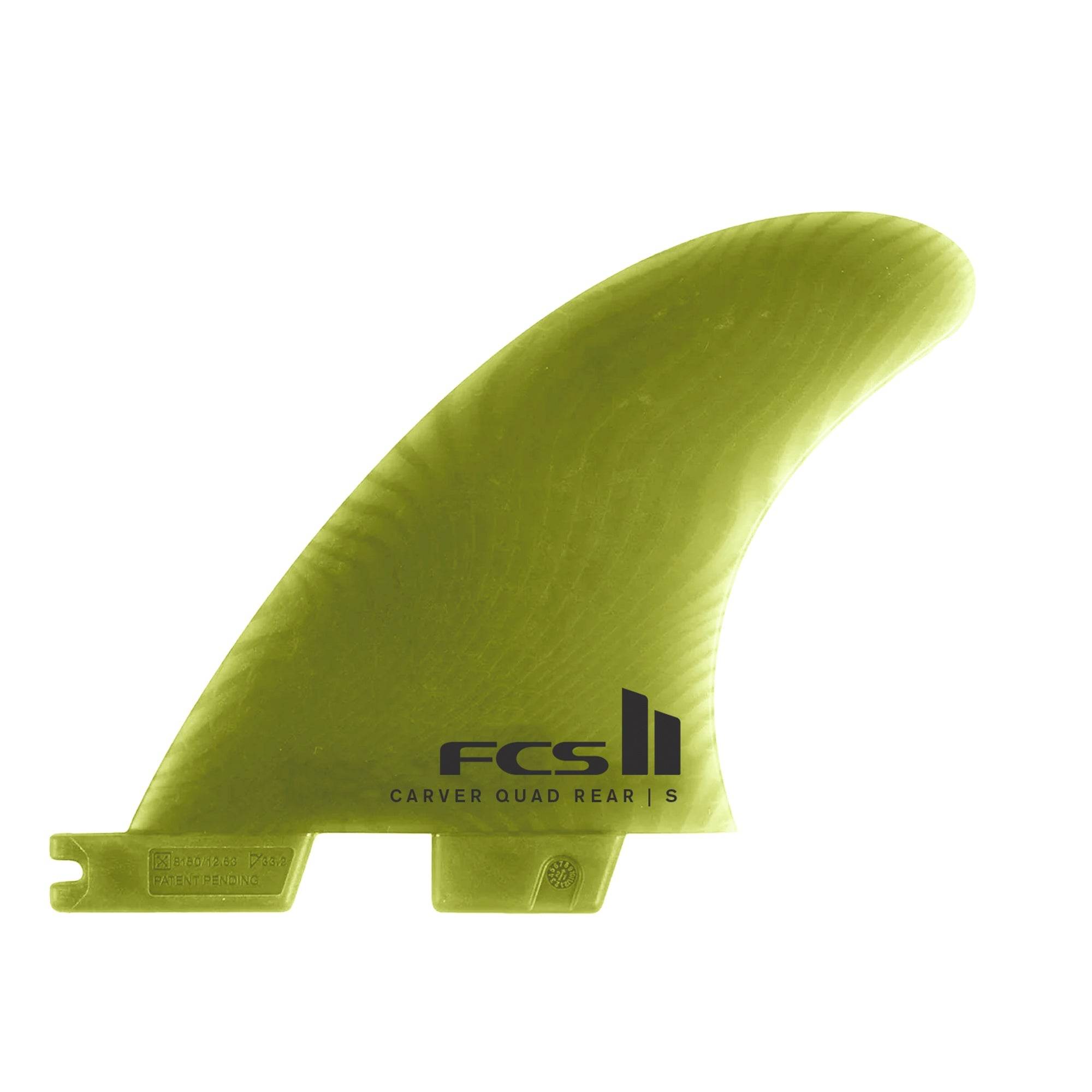 FCS II Carver Quad Rear Fins - One Revolver Surfboards