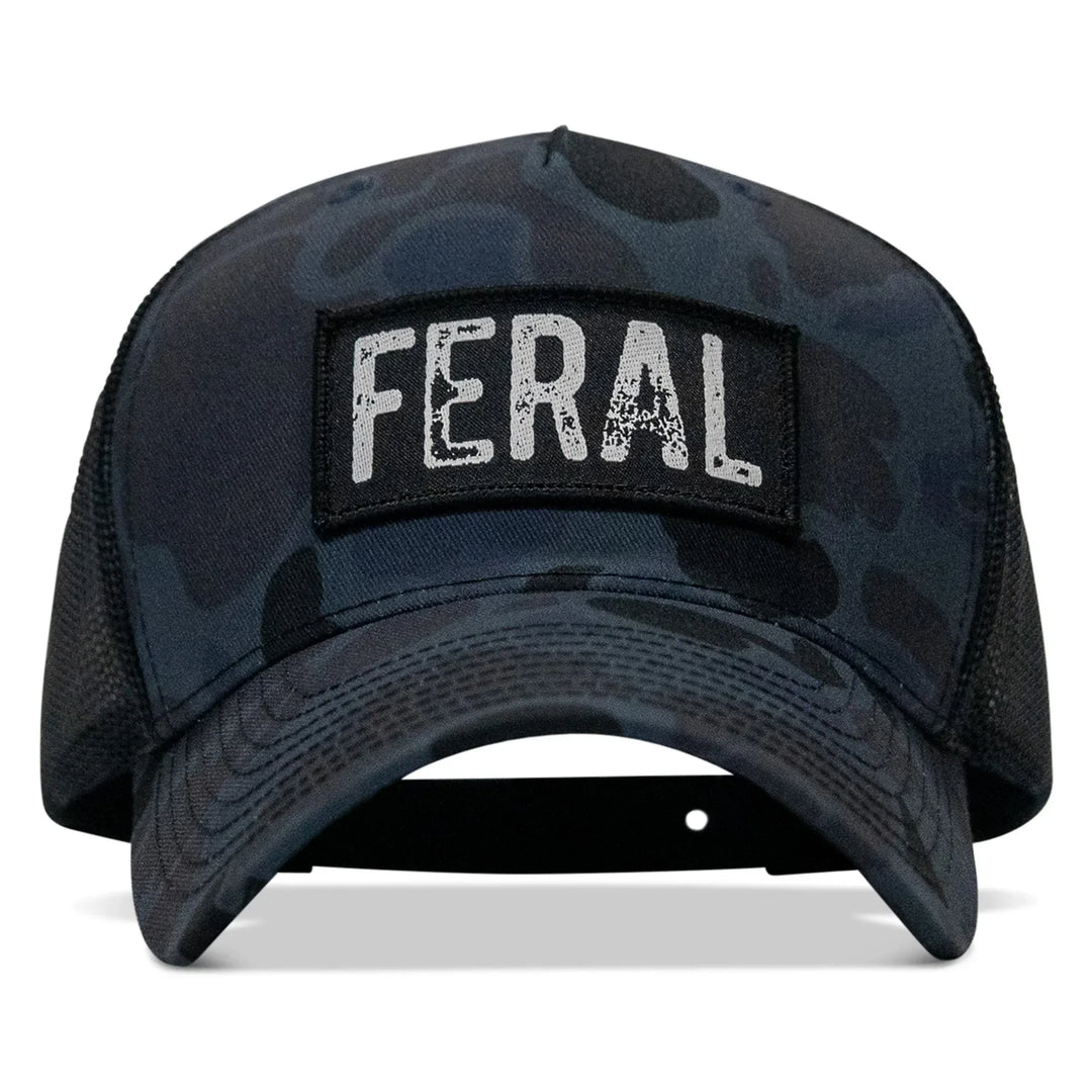 One Revolver Surfboards - Feral Vintaged Patch Snapback Hat HEADWEAR