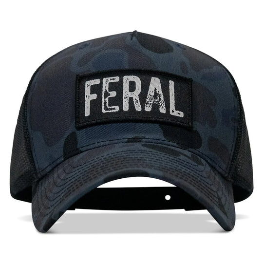 One Revolver Surfboards - Feral Vintaged Patch Snapback Hat HEADWEAR