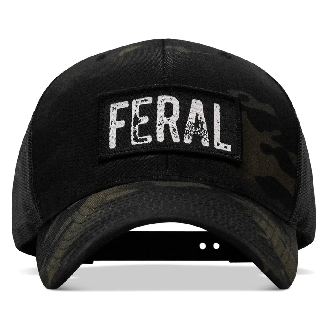 One Revolver Surfboards - Feral Vintaged Patch Snapback Hat HEADWEAR