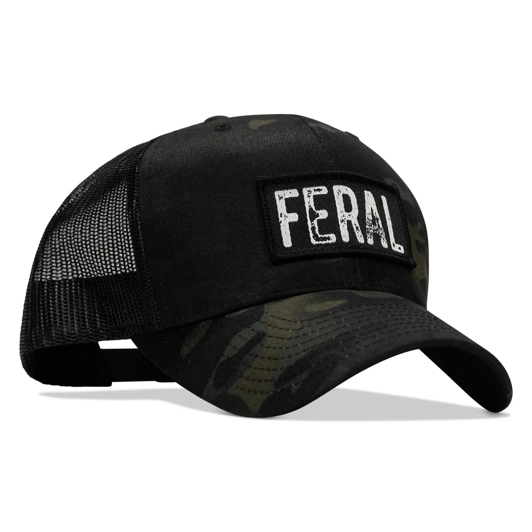 One Revolver Surfboards - Feral Vintaged Patch Snapback Hat HEADWEAR
