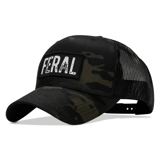 One Revolver Surfboards - Feral Vintaged Patch Snapback Hat HEADWEAR