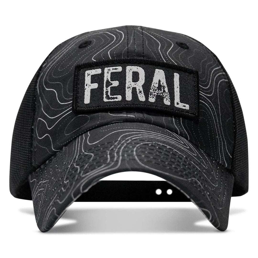 One Revolver Surfboards - Feral Patch RipStop Tactical Mesh Snapback Hat HEADWEAR