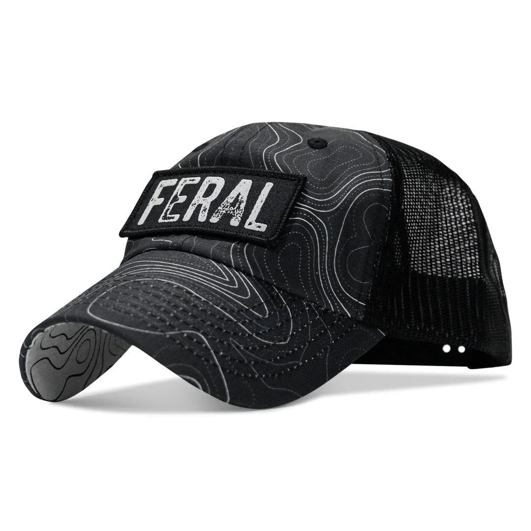 One Revolver Surfboards - Feral Patch RipStop Tactical Mesh Snapback Hat HEADWEAR