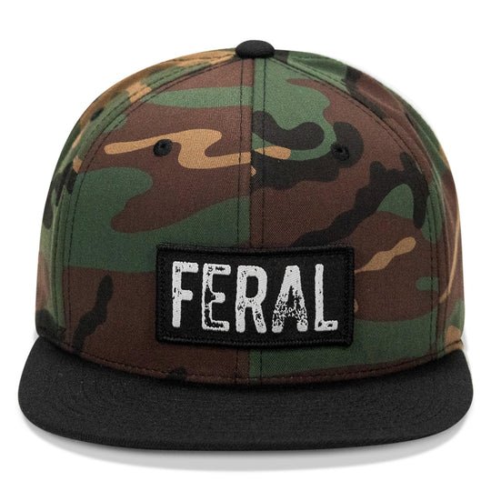 One Revolver Surfboards - Feral Patch Flatbill Snapback Hat HEADWEAR