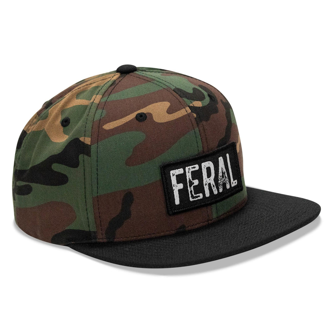 One Revolver Surfboards - Feral Patch Flatbill Snapback Hat HEADWEAR