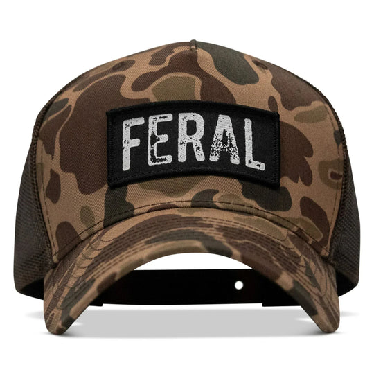 One Revolver Surfboards - Feral Vintaged Patch Snapback Hat HEADWEAR