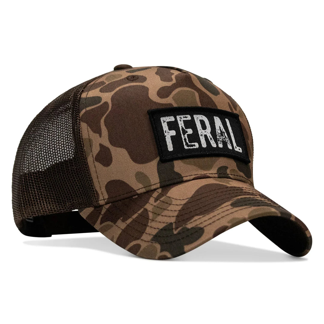 One Revolver Surfboards - Feral Vintaged Patch Snapback Hat HEADWEAR