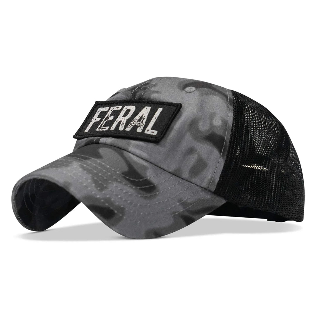 One Revolver Surfboards - Feral Patch RipStop Tactical Mesh Snapback Hat HEADWEAR