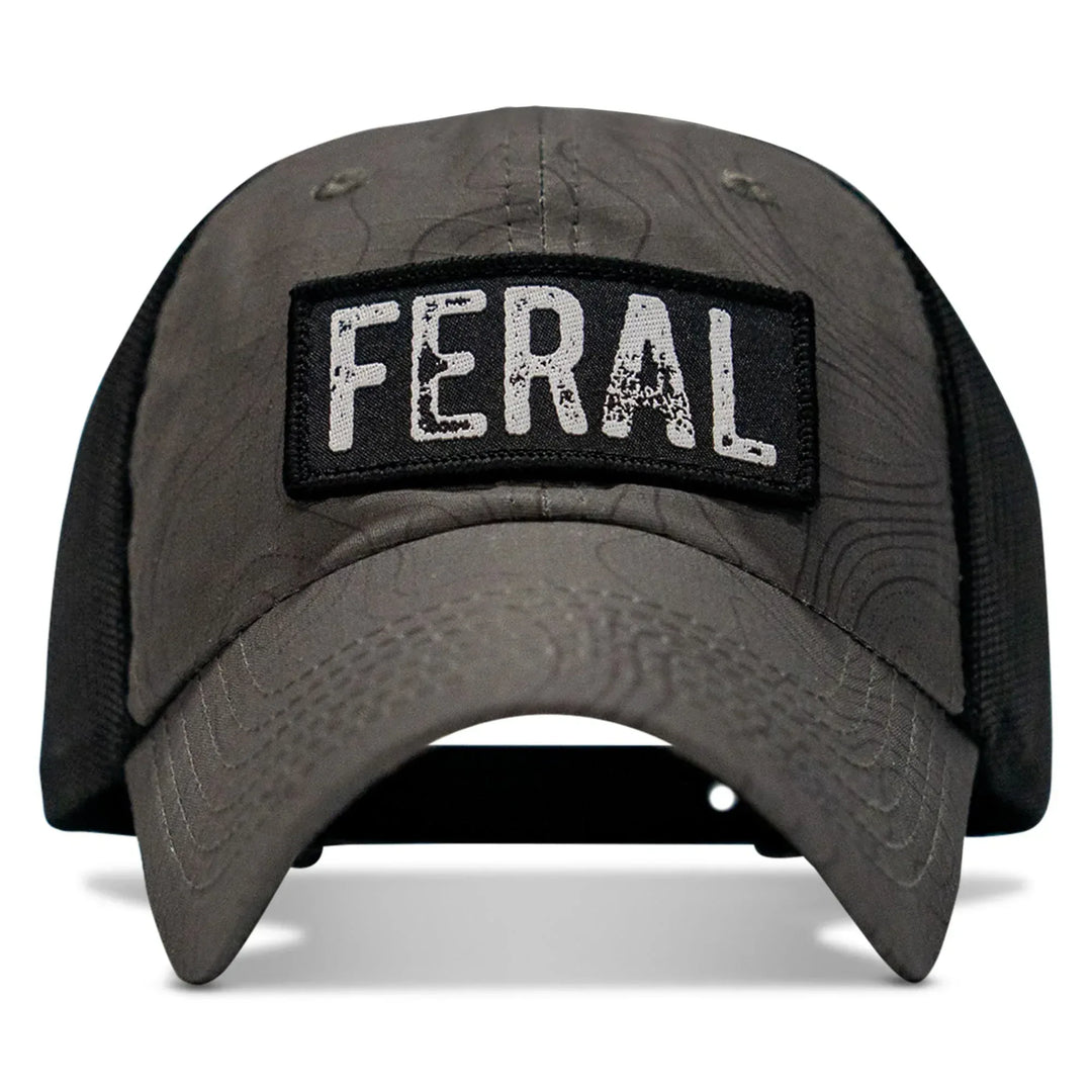 One Revolver Surfboards - Feral Patch RipStop Tactical Mesh Snapback Hat HEADWEAR