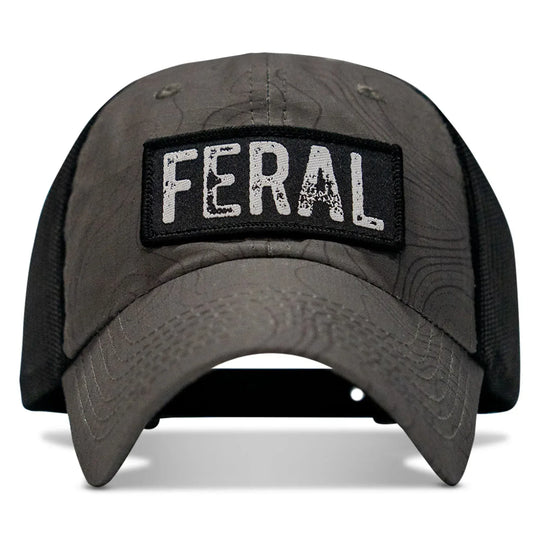 One Revolver Surfboards - Feral Patch RipStop Tactical Mesh Snapback Hat HEADWEAR