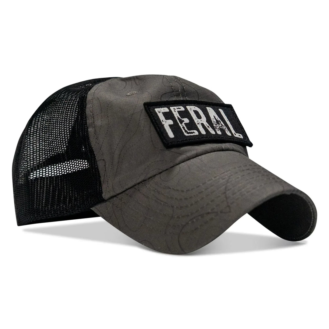 One Revolver Surfboards - Feral Patch RipStop Tactical Mesh Snapback Hat HEADWEAR
