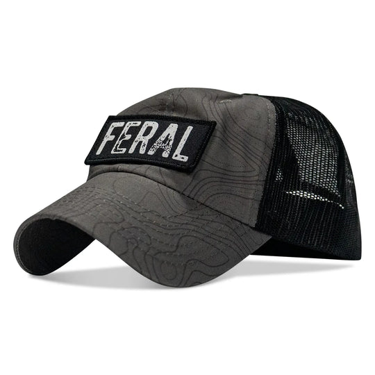 One Revolver Surfboards - Feral Patch RipStop Tactical Mesh Snapback Hat HEADWEAR