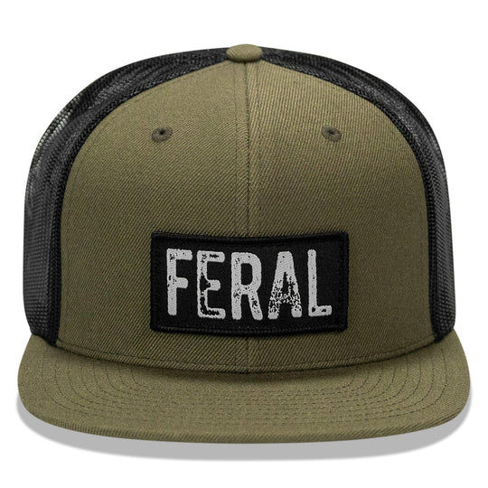 One Revolver Surfboards - Feral Patch Flatbill Snapback Hat HEADWEAR