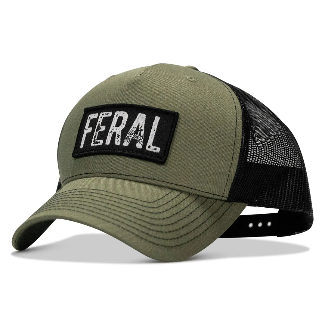 One Revolver Surfboards - Feral Vintaged Patch Snapback Hat HEADWEAR