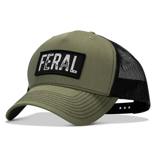 One Revolver Surfboards - Feral Vintaged Patch Snapback Hat HEADWEAR