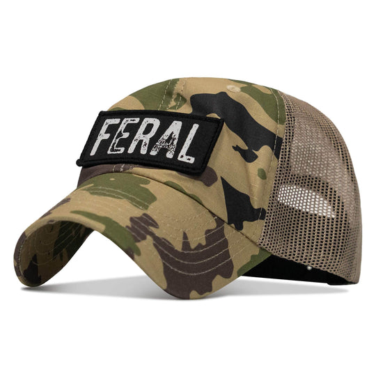 Feral Patch RipStop Mesh Snapback Hat - One Revolver Surfboards