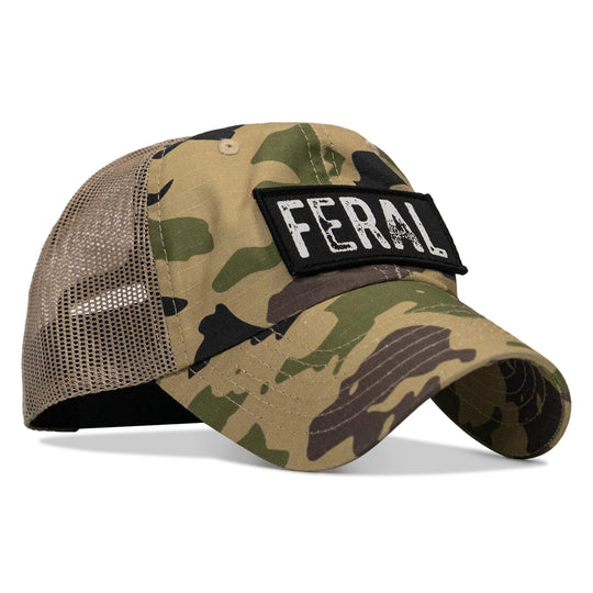 Feral Patch RipStop Tactical Mesh Snapback Hat
