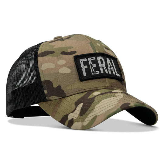 One Revolver Surfboards - Feral Vintaged Patch Snapback Hat HEADWEAR