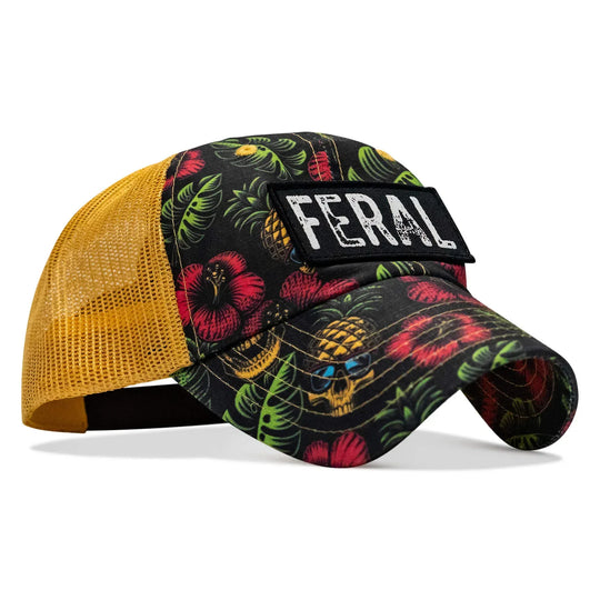One Revolver Surfboards - Feral Patch RipStop Tactical Mesh Snapback Hat HEADWEAR