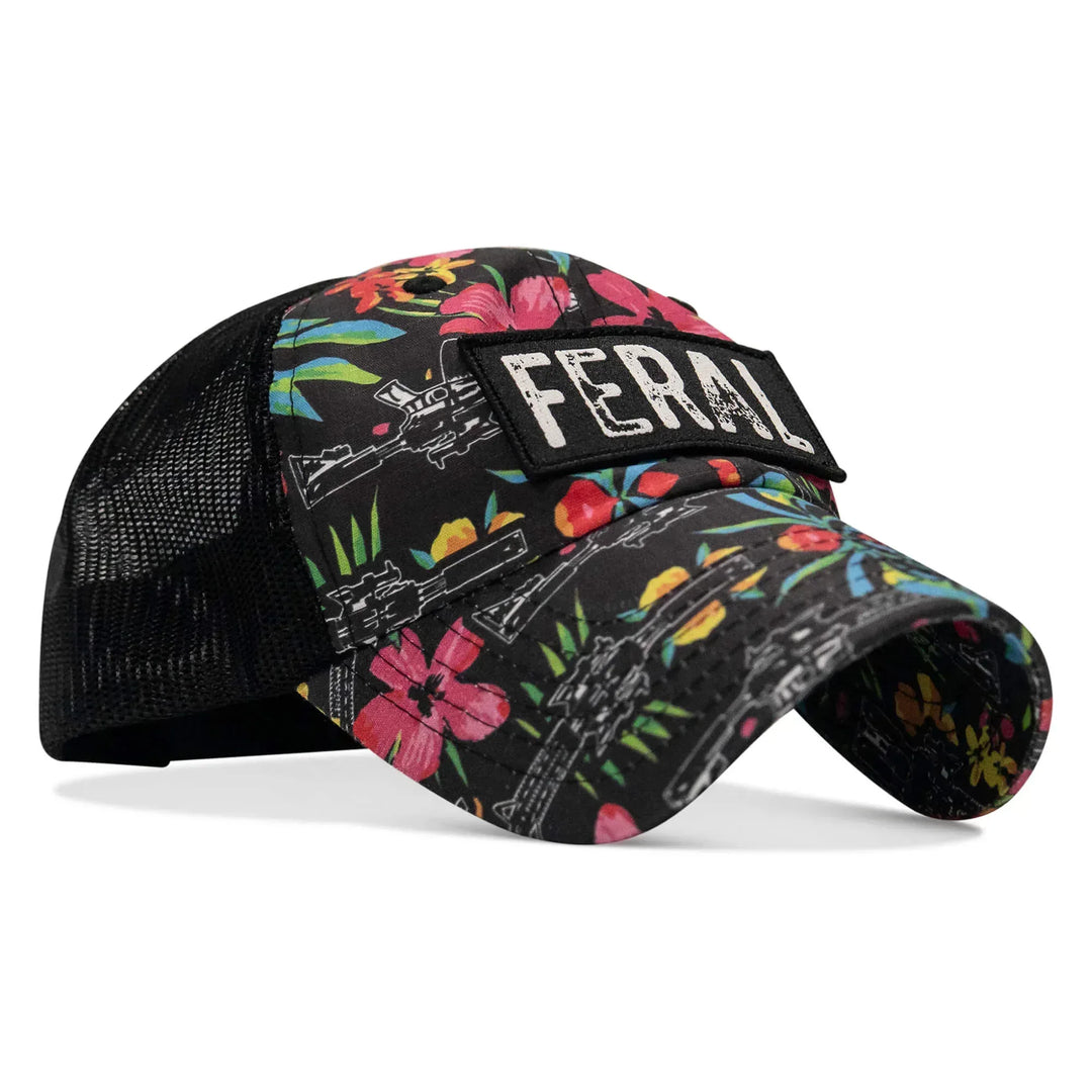 One Revolver Surfboards - Feral Patch RipStop Tactical Mesh Snapback Hat HEADWEAR