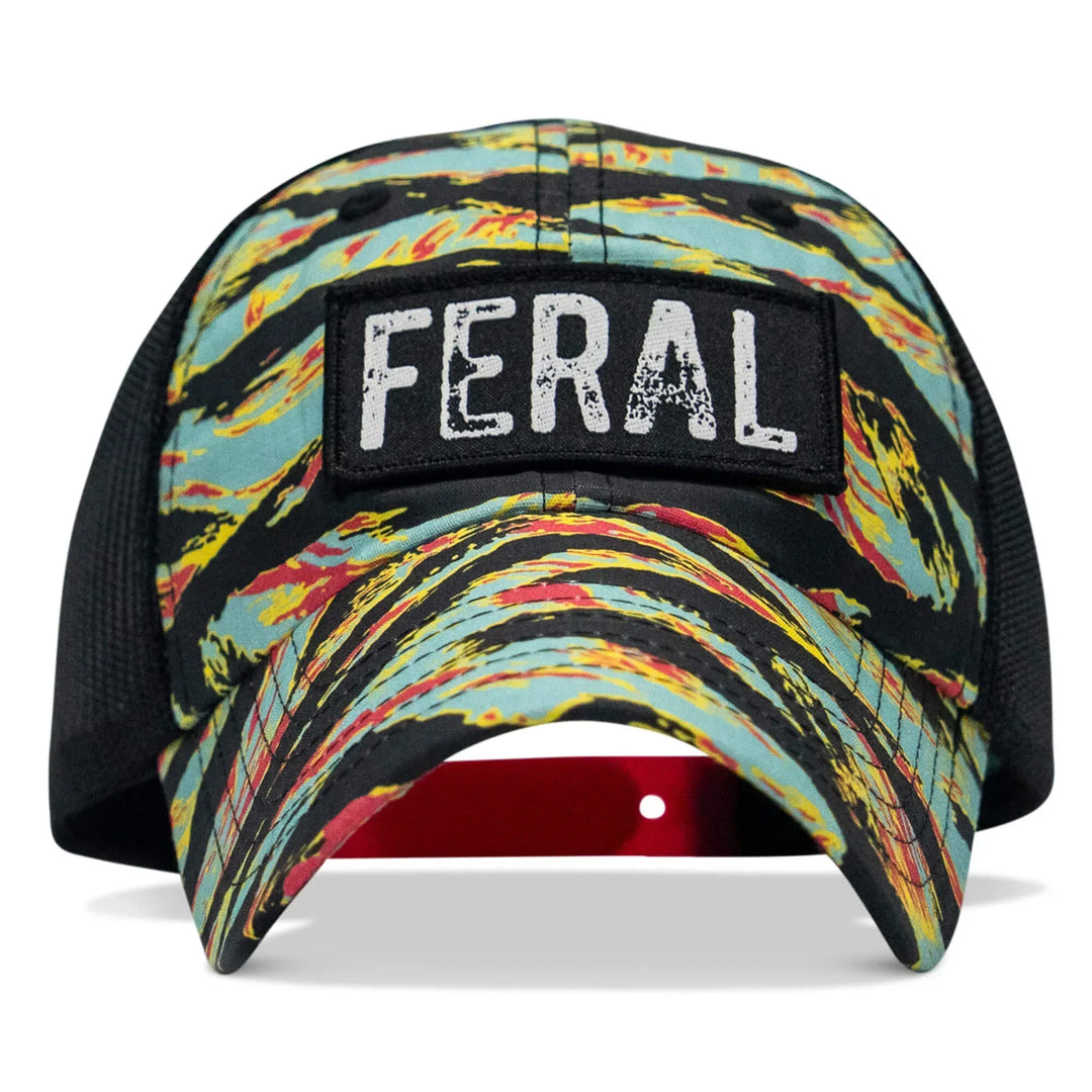 One Revolver Surfboards - Feral Patch RipStop Tactical Mesh Snapback Hat HEADWEAR