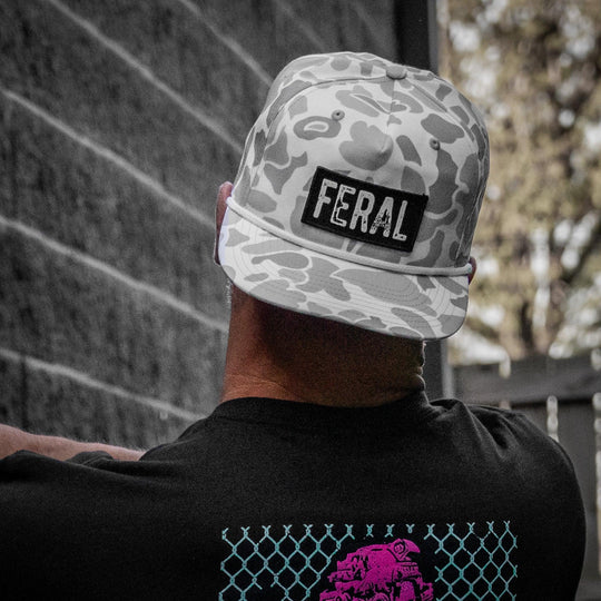 One Revolver Surfboards - Feral Patch Flatbill Snapback Hat HEADWEAR