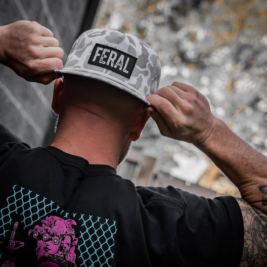One Revolver Surfboards - Feral Patch Flatbill Snapback Hat HEADWEAR