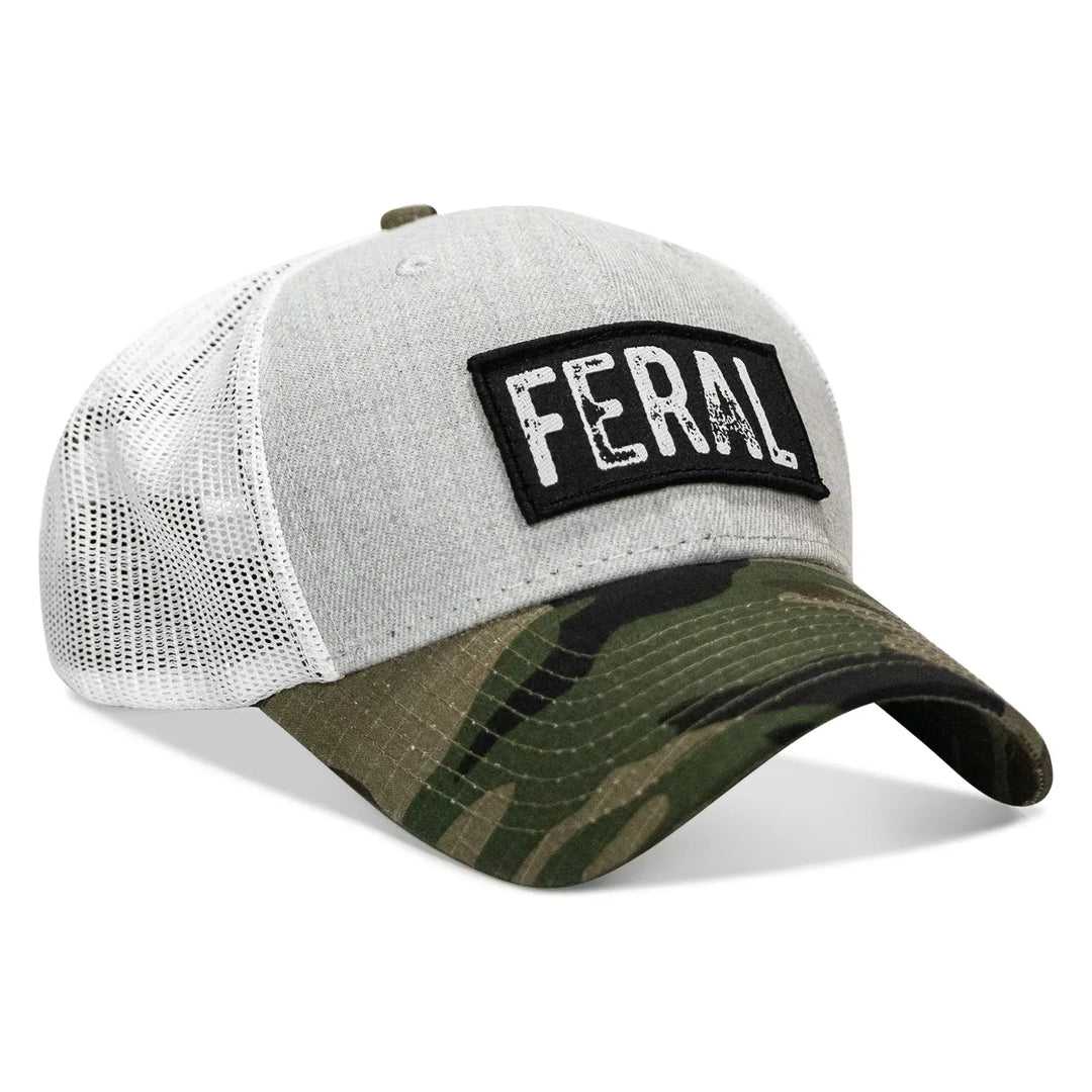 One Revolver Surfboards - Feral Vintaged Patch Snapback Hat HEADWEAR