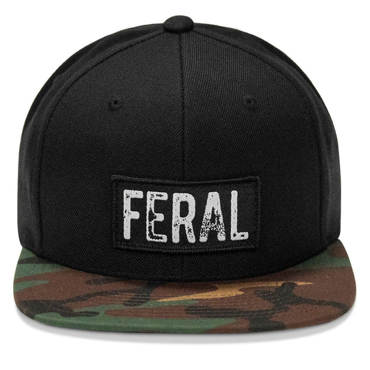 One Revolver Surfboards - Feral Patch Flatbill Snapback Hat HEADWEAR