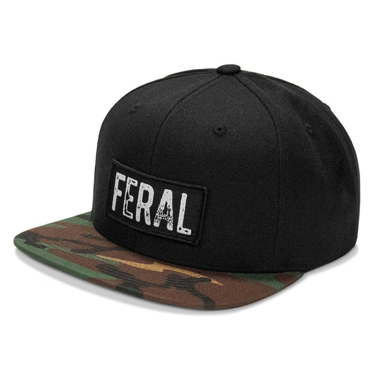 One Revolver Surfboards - Feral Patch Flatbill Snapback Hat HEADWEAR