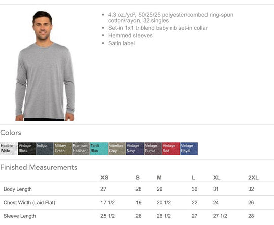 Indigo Long Sleeve - One Revolver Surfboards