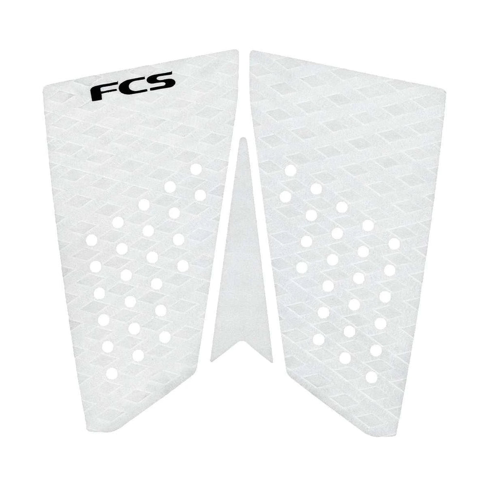 FCS T-3 Fish TractionFCS T-3 Fish Traction
New Season Colors 23/24
Fish 3 piece traction pad, designed to suit wide and narrow fishtail boards.
Overview
The new FCS T-3 Fish Traction padSurfing Tail PadsOne Revolver SurfboardsOne Revolver Surfboards-3 Fish Traction