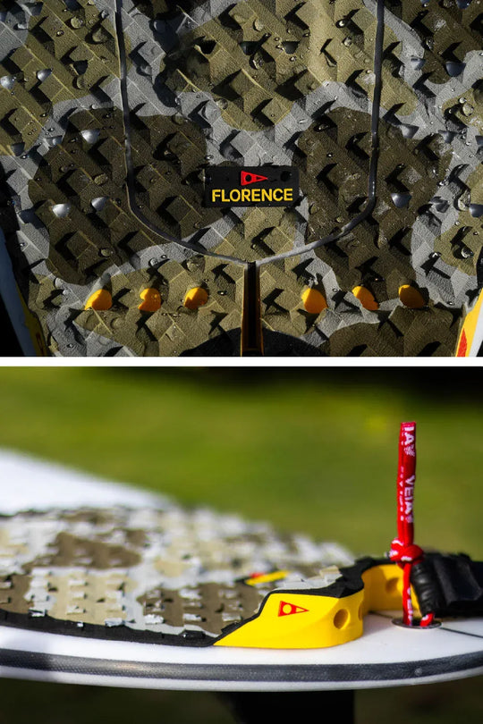 One Revolver Surfboards - VEIA x FLORENCE JJF Round Tail Pro Pad - Florence Camo Traction