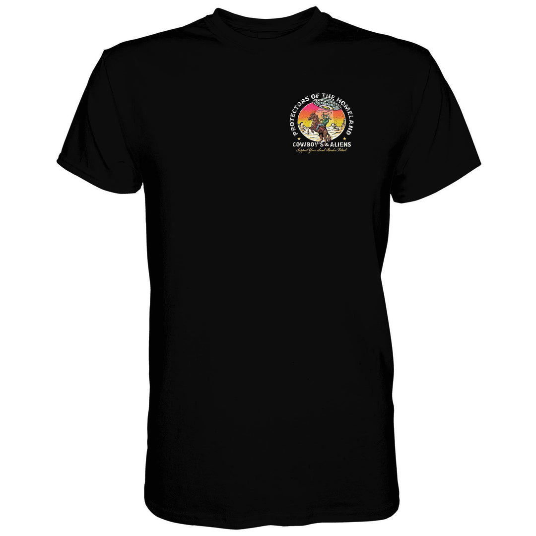 Border Patrol | Cowboy's & Aliens Men's T-Shirt - One Revolver Surfboards