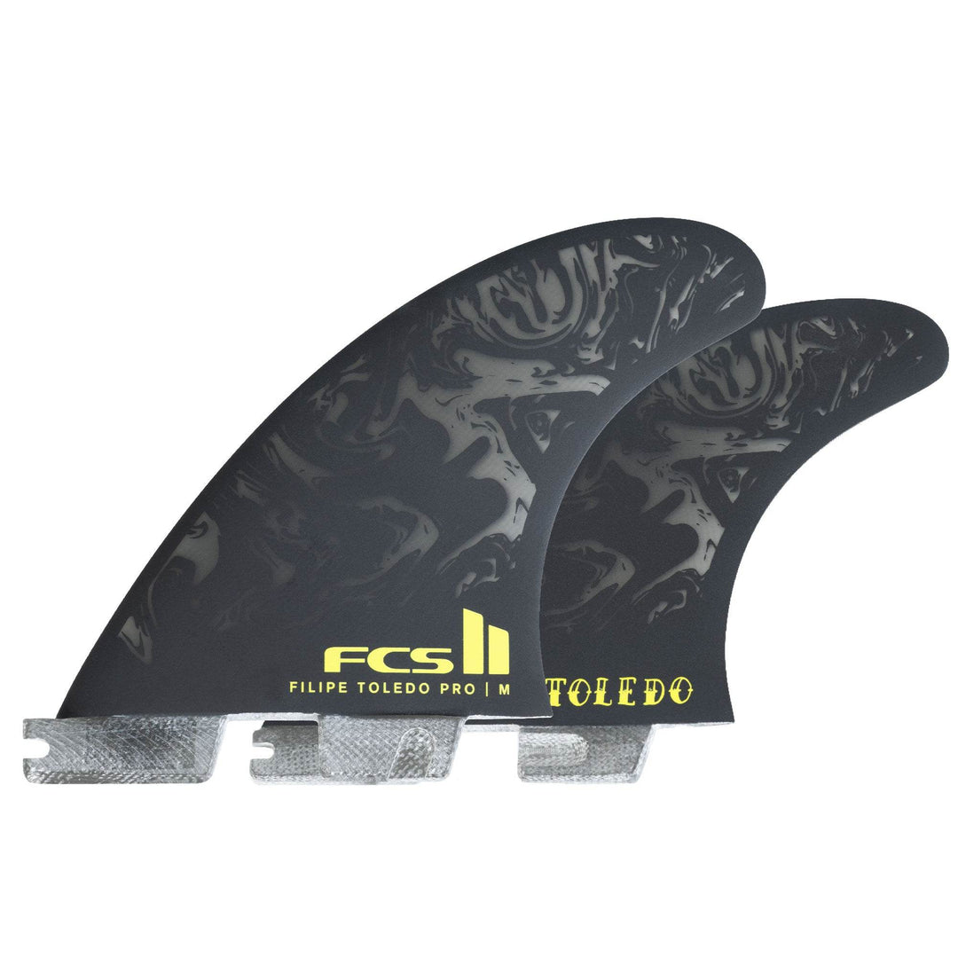 FCS II Filipe Toledo PG Pro Tri Fin Set - One Revolver Surfboards