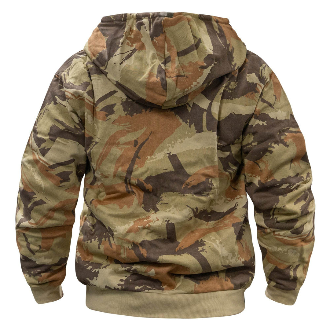 Men's Fleece Lined Zip Up Hoodie | V1