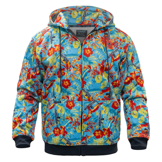 Men's Zip Up Fleece Lined Hoodie 2.0 - One Revolver Surfboards
