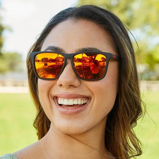 Matte Black / Red Sunset Fast Lanes - One Revolver Surfboards