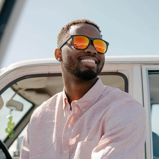 Matte Black / Red Sunset Fast Lanes - One Revolver Surfboards