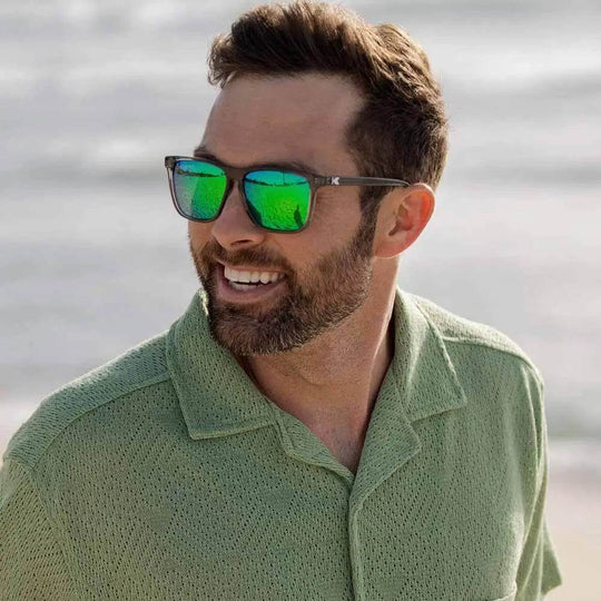 Clear Grey / Green Moonshine Fast Lanes Sport - One Revolver Surfboards