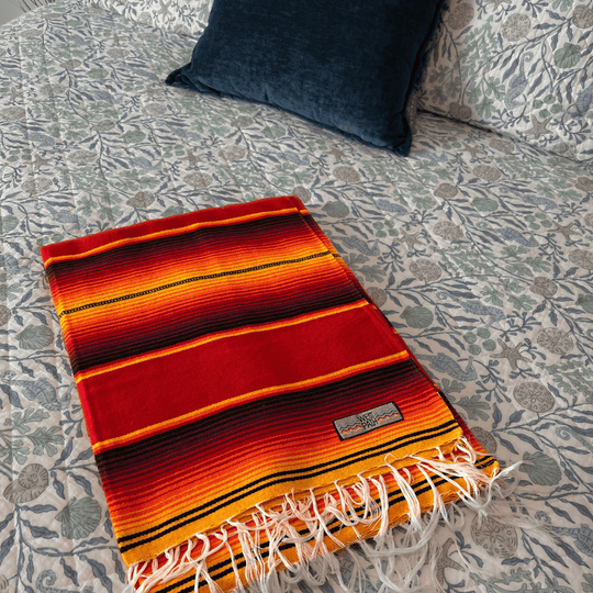 Isla Serape Red Fire blanket - One Revolver Surfboards