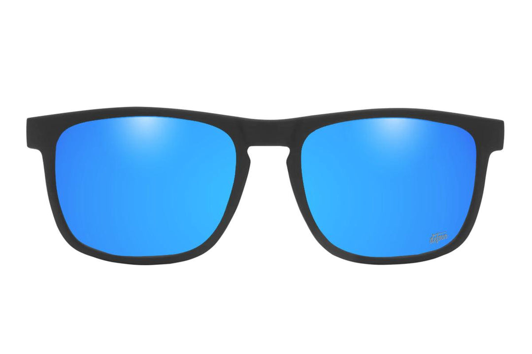 One Revolver Surfboards - Floaties - Matte Black - Electric Blue Polarized Floaties