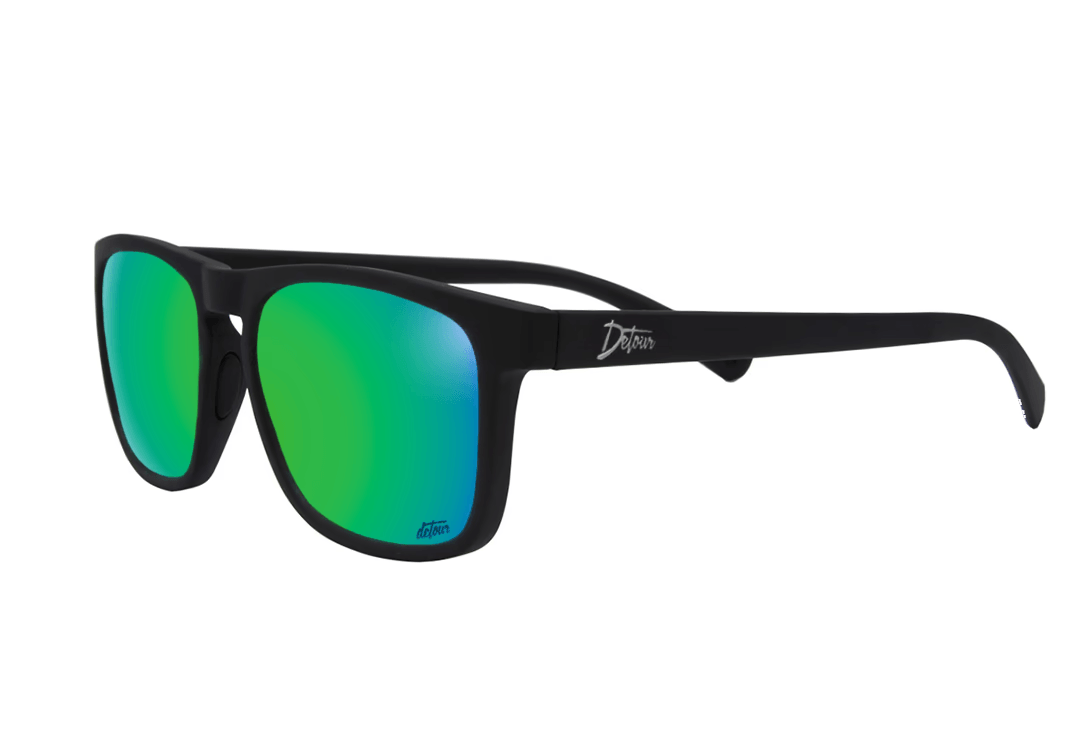 One Revolver Surfboards - Floaties - Matte Black - Green Machine Polarized Floaties