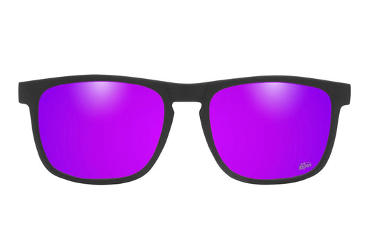 One Revolver Surfboards - Floaties - Matte Black - Purple Polarized Floaties